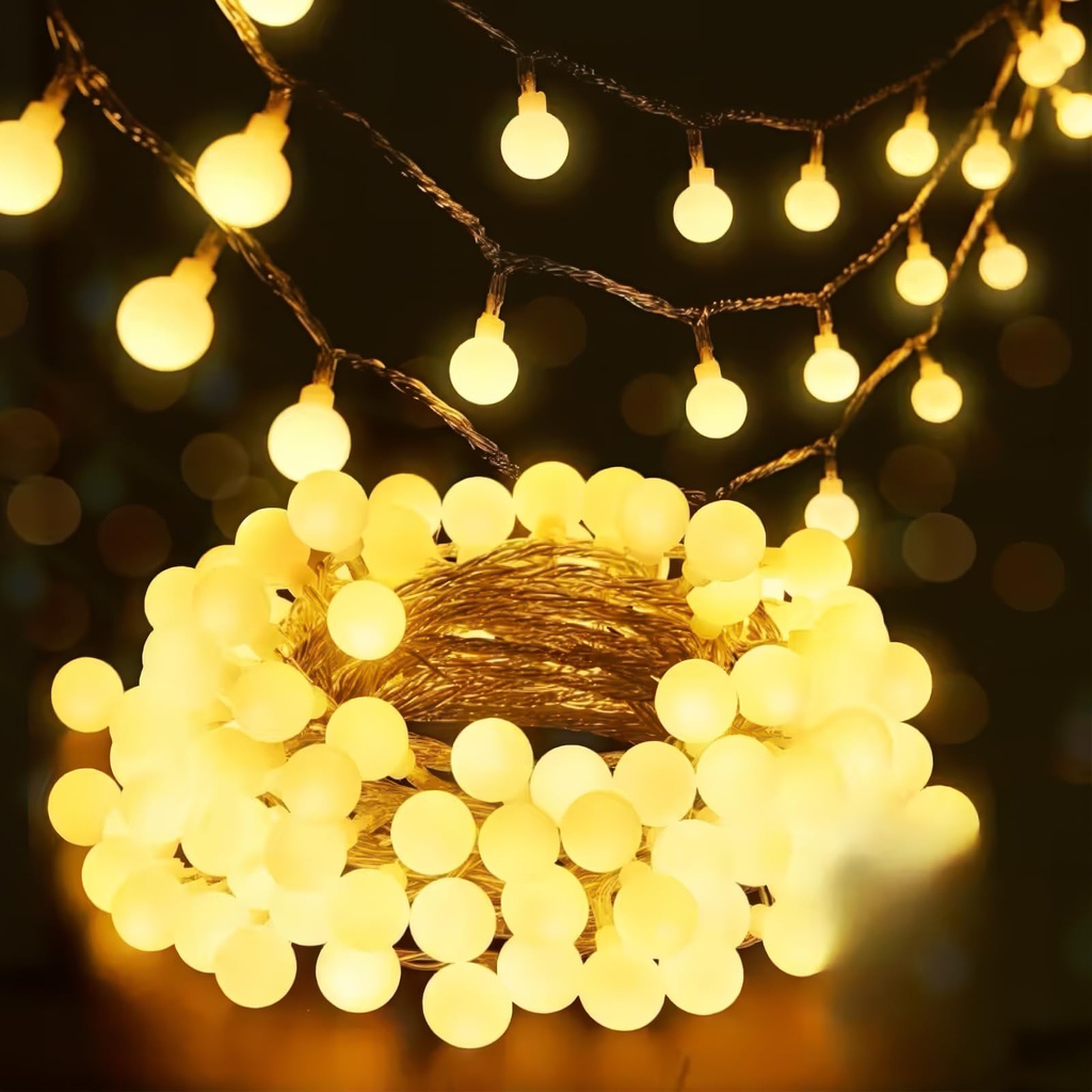 Adispotg Fairy Lights, 20ft 40 LED Battery Powered String Lights, 2 Lighting Modes, Decorac