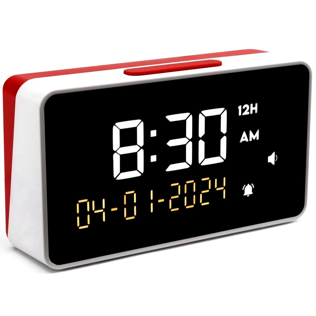 Top Life Talking Clock - Extra Loud Time and Date - for Elderly, Dementia