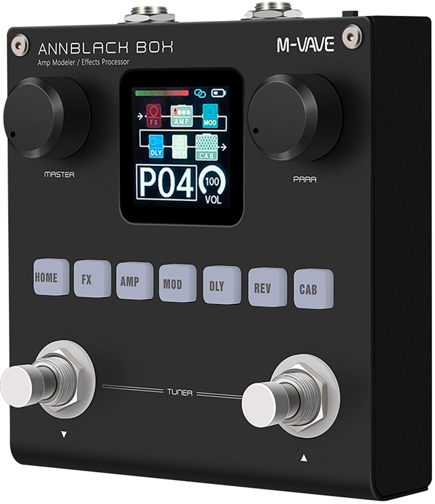 M-VAVE ANN Blackbox Guitar Effect Pedal Box Multi Effects Guitar Base Pedal with APP