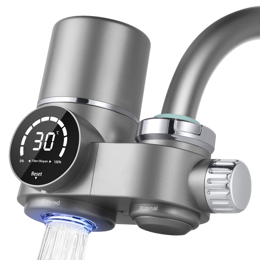 HOTUT Water Filter Tap,Faucet Water Filter,Water Purifier for Faucet,Mount Tap Water Filtrat