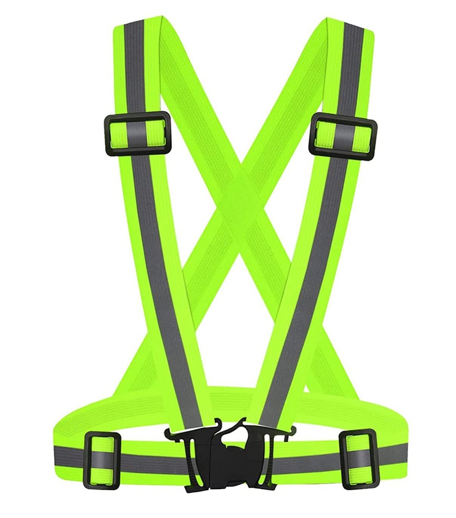 Halokny Reflective Vest Running Gear, 1PCS Reflective Running Vests Belt, Adjustable Safety