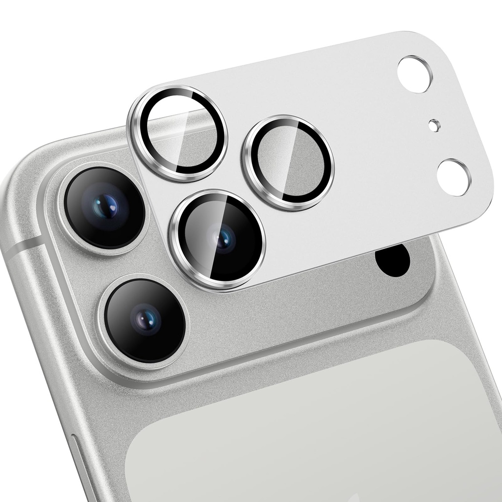 HWeggo for iPhone 17 Pro Camera Lens Protector 9H Tempered Glass Camera Len Protection Cove