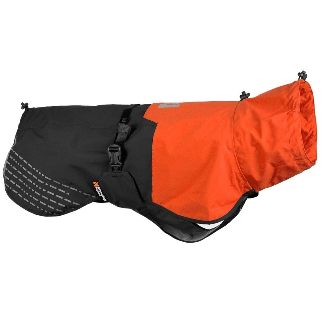 Non-Stop Dogwear Fjord Raincoat, Black/Orange - 55