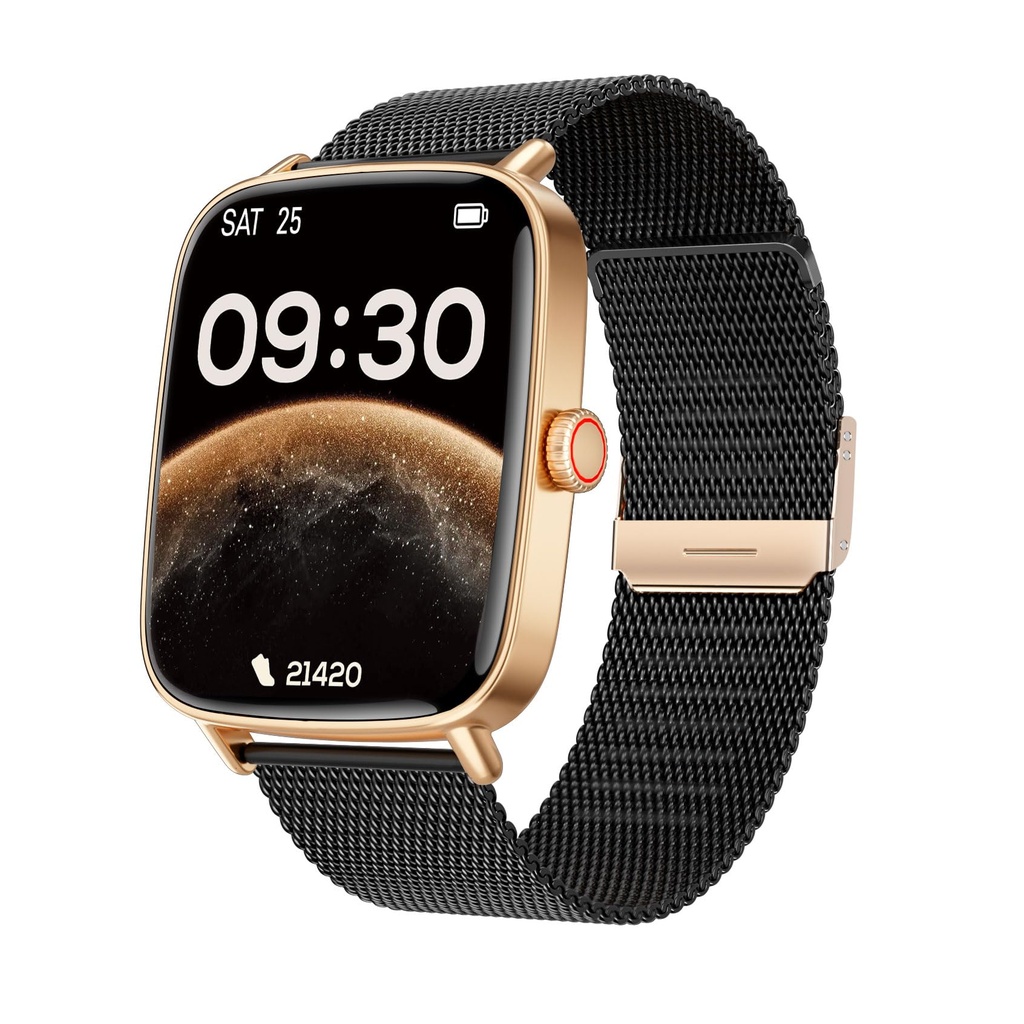 TOOBUR Smart Watch for Men Women, Android and iOS Phones Compatible, Fitness Running Tracker