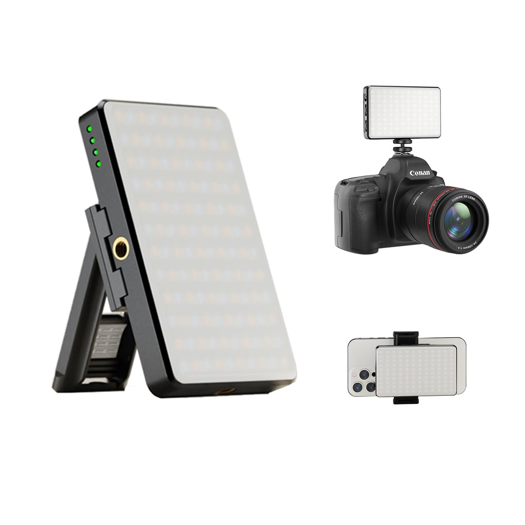 Starbea 120 led high power rechargeable clip phone light Selfie Light for iPhone/Tablet, Bu