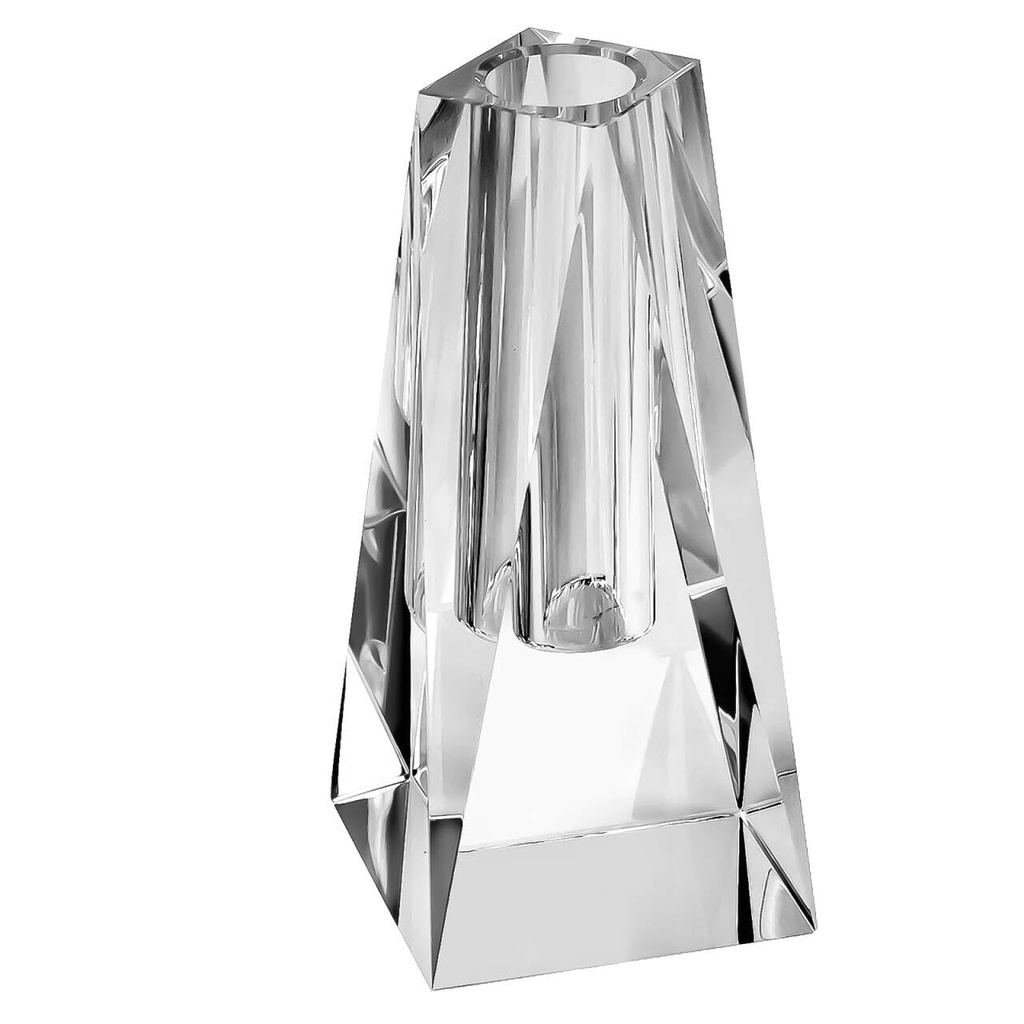DONOUCLS Flower Vase, Crystal Clear Vase, Modern Personalised Ornaments for Home Living Room