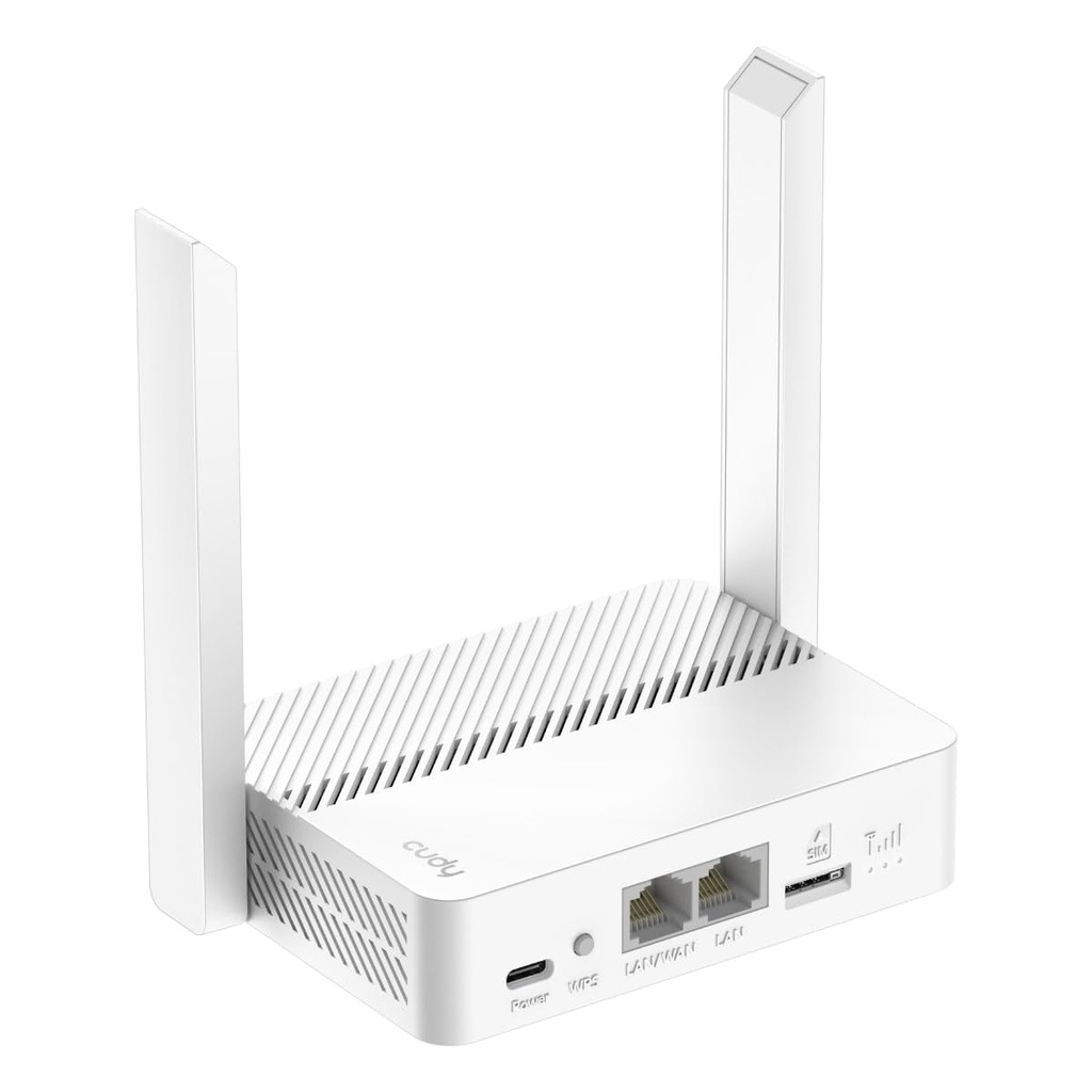 Cudy LT300 4G LTE Router with USB-C Power, SIM Card Slot Unlocked, Plug & Play, Internet An