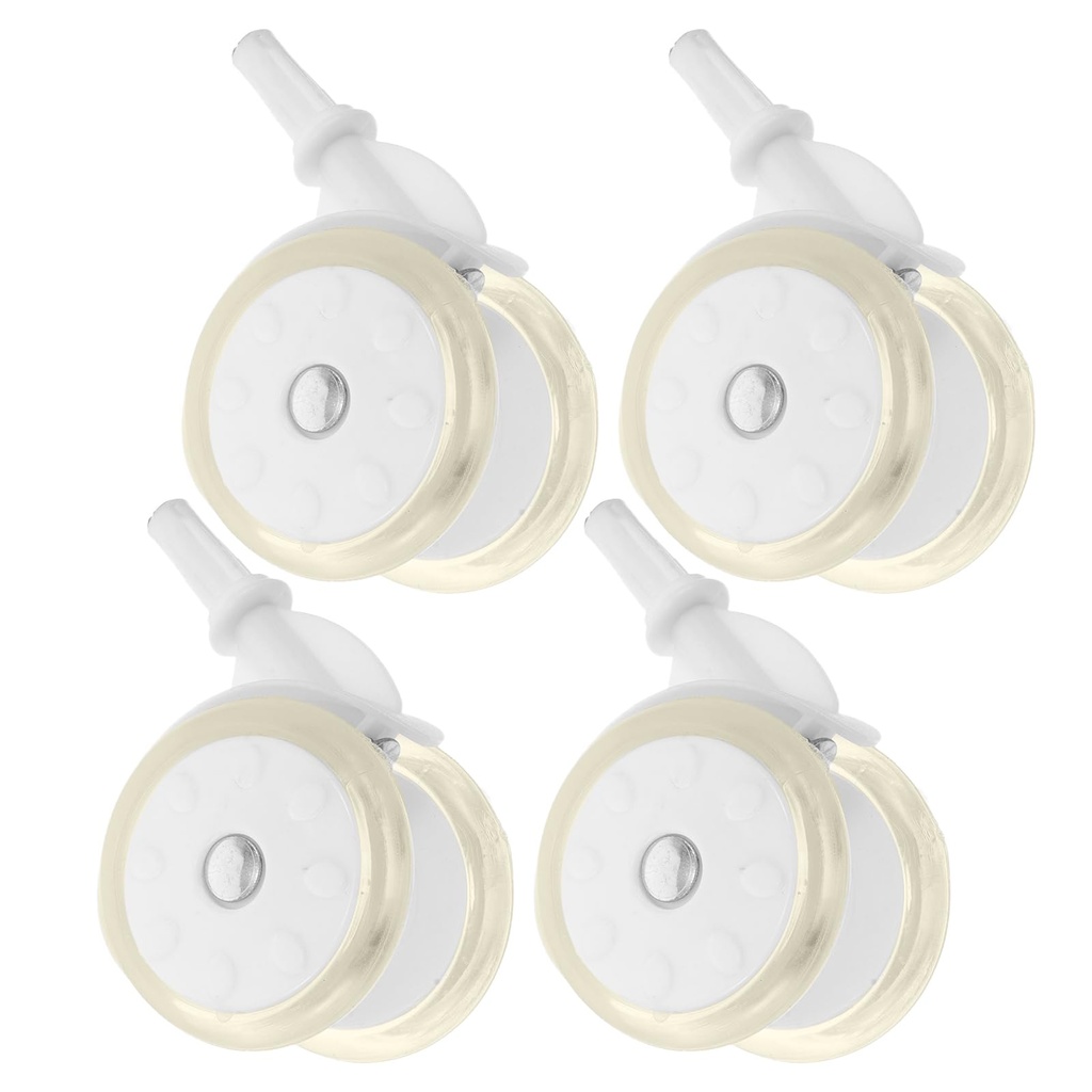 Homoyoyo 4Pcs Baby Walker Wheels Replacement,Wheel for Baby Walker Removable Accessories fo