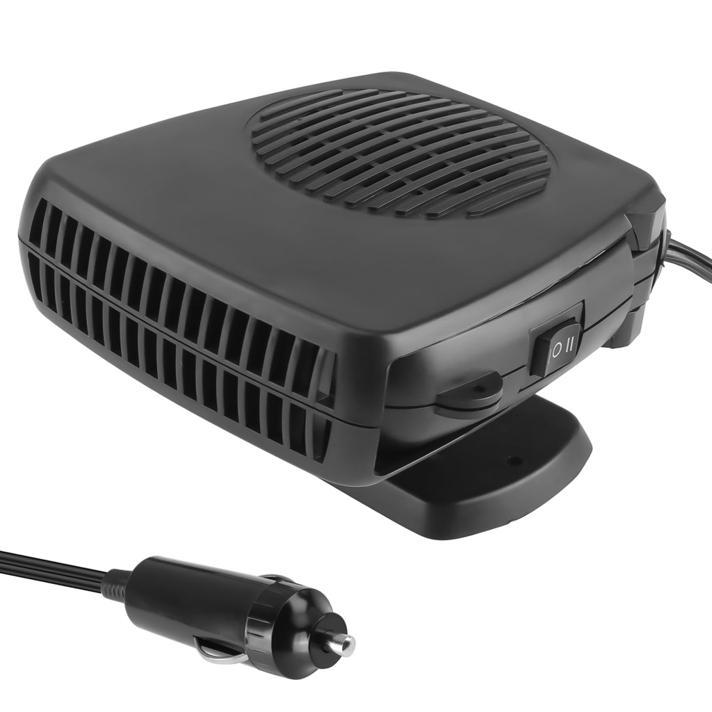 HOMTRAK Car Heater 12V 150W, Portable Fast Defroster & Windscreen Demister with 2 in 1 Heat