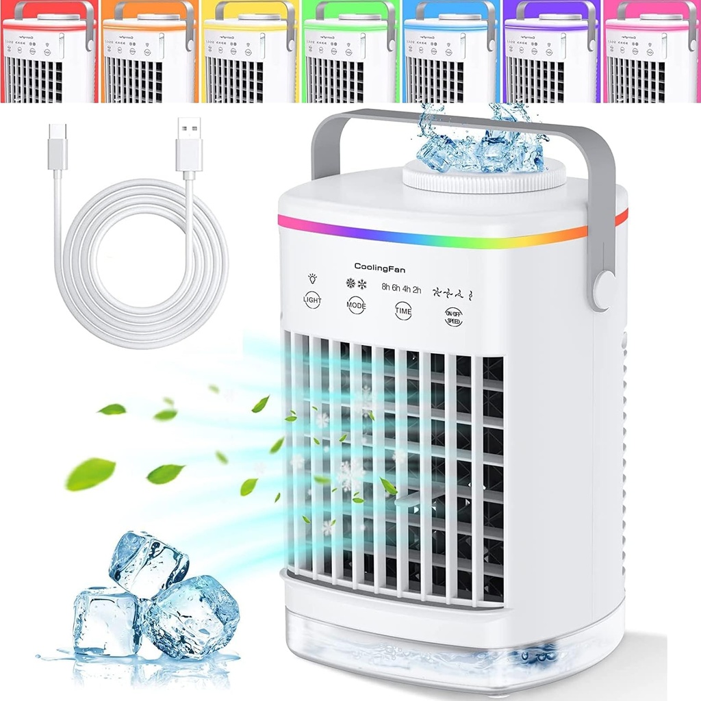 Joomouney Portable Air Cooler, 3-in-1 Evaporative Air Cooler, Portable Air Conditioner