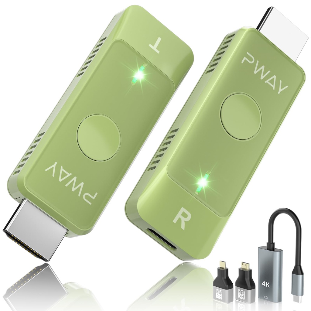 Wireless HDMI Transmitter and Receiver, Wireless HDMI 98FT/30M Kit, Full 1080P for TV Stream