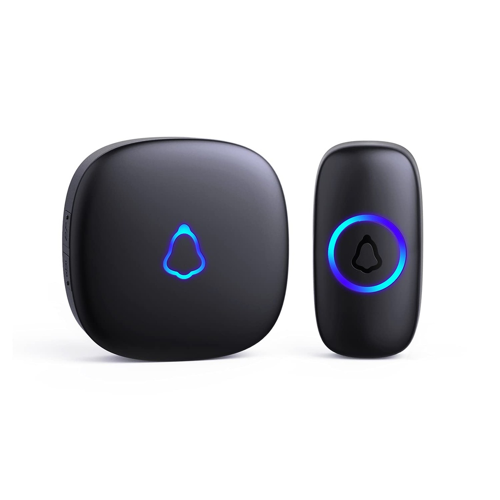 SECRUI Wireless Doorbell, Plug in Waterproof Battery Operated Cordless Doorbell Operating a