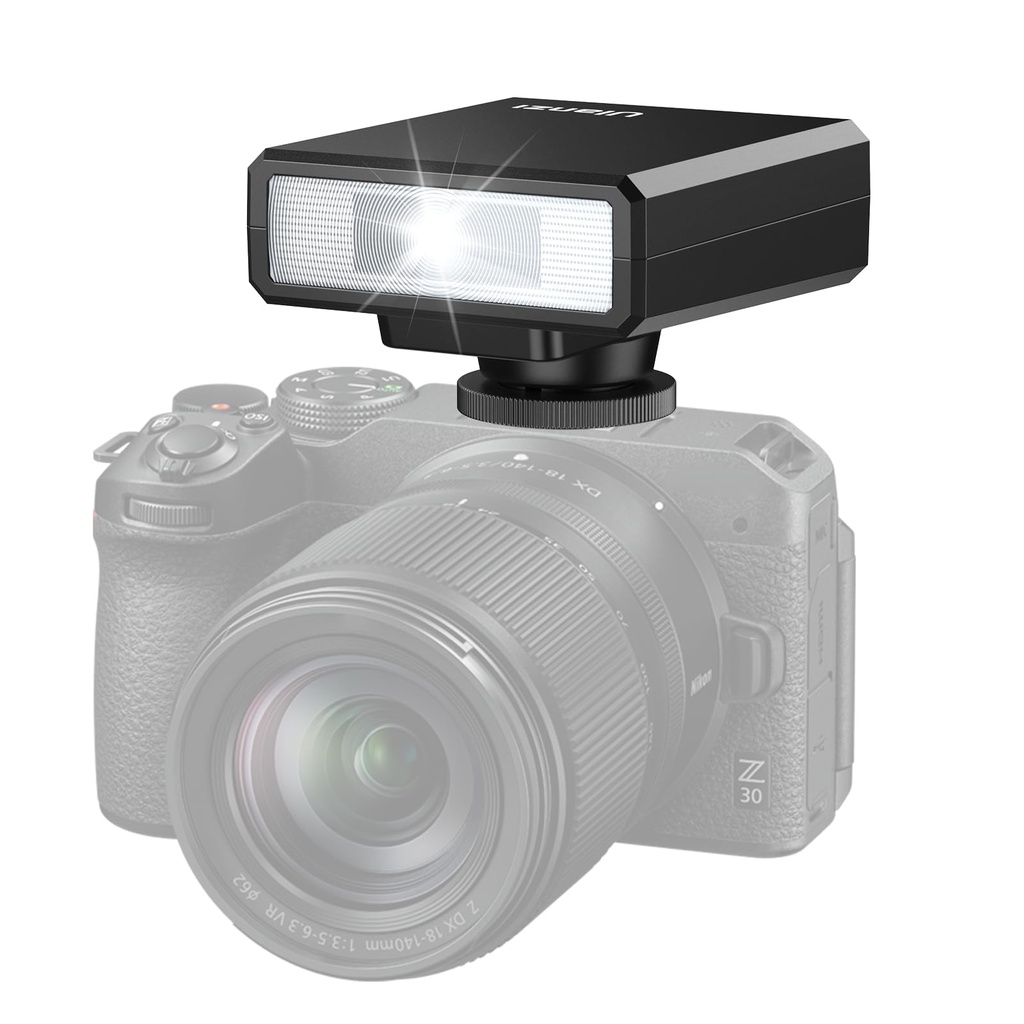 Ulanzi F12 Camera Flash, Speedlite with GN12 / CCT 5600K for Canon, Fuji, Sony, Nikon, Panasonic