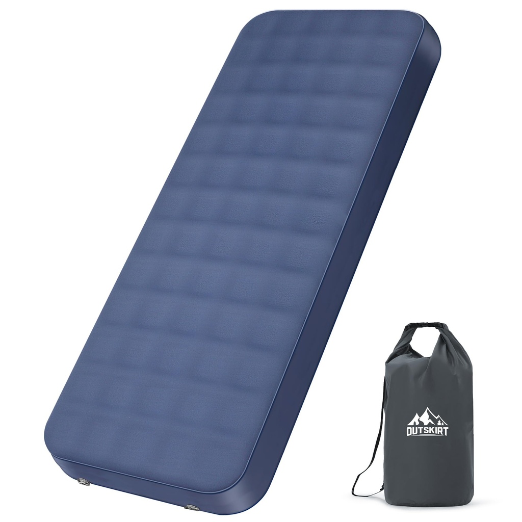 OUTSKIRT Camping Sleeping Mat Ultralight Inflatable Sleeping Mats with Pump Bag, Camping Mat