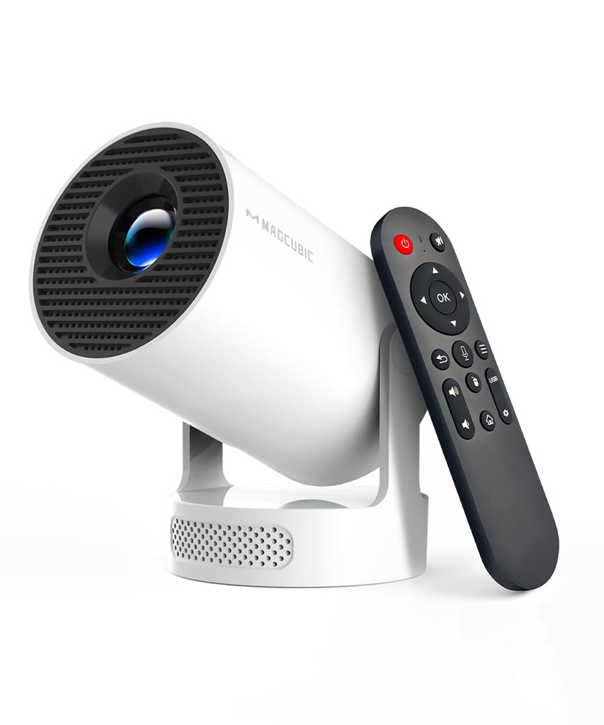 Magcubic Android 14 Mini Projector, 1080P Support Smart Projector with WiFi 6 and Bluetooth