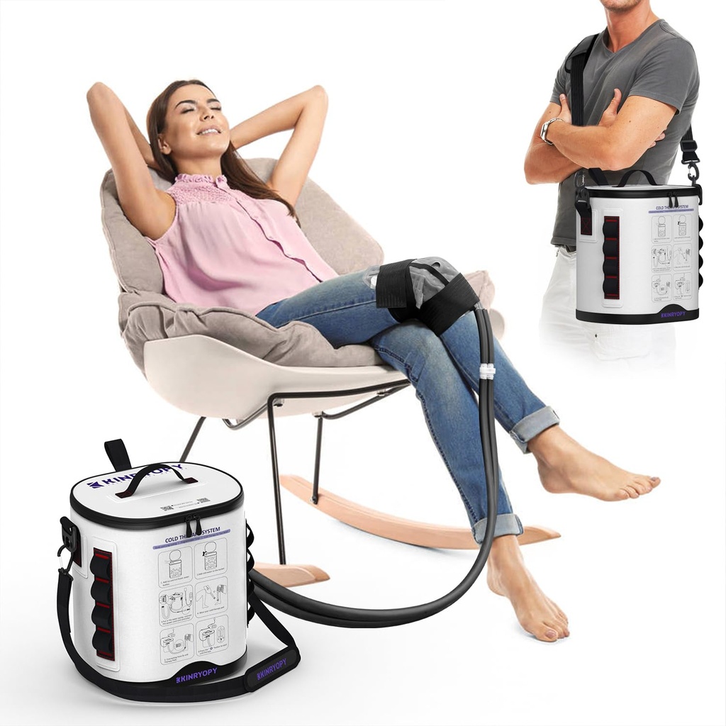 Cold Therapy Machine, Portable Ice Therapy Machine with Programmable Timer for Knee After S