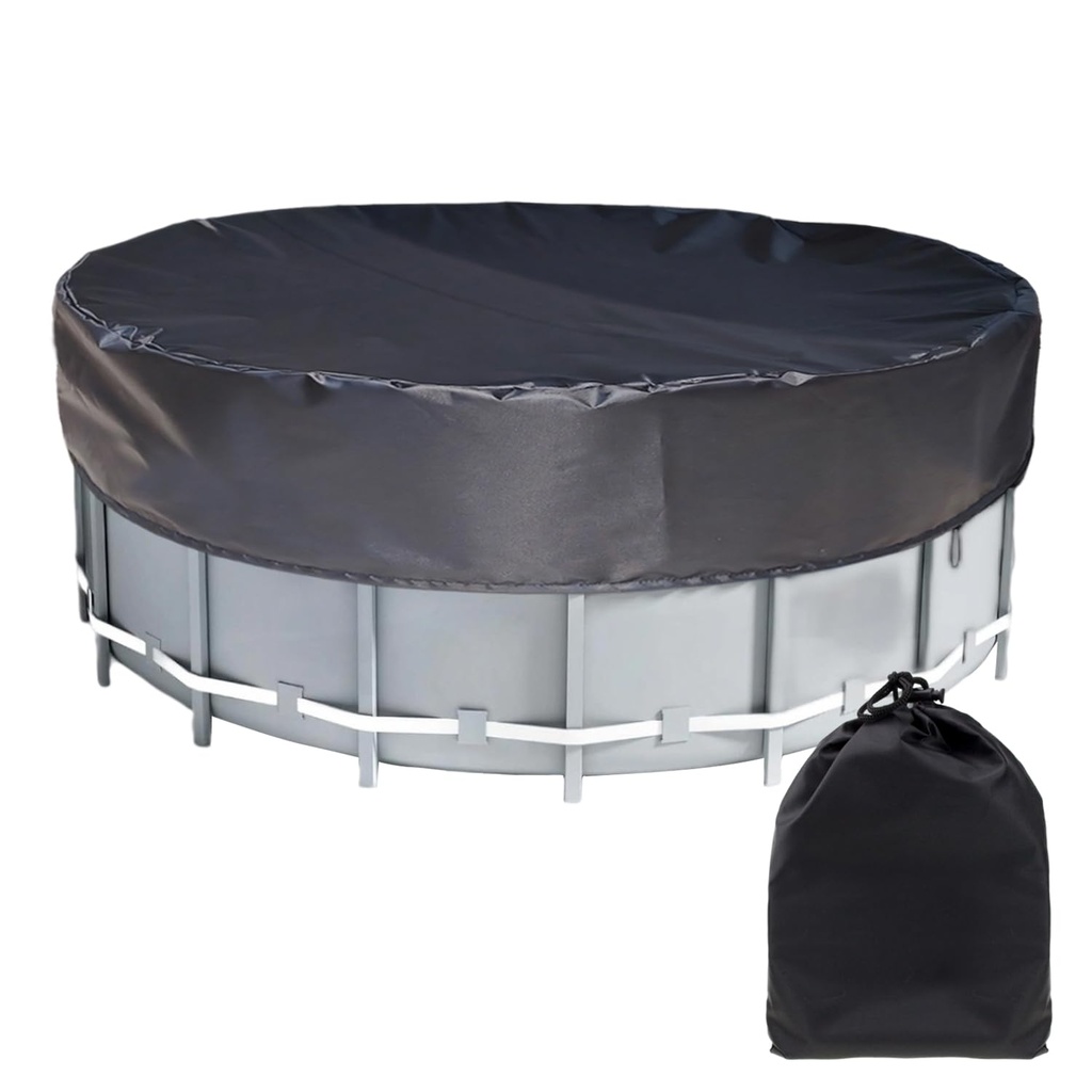 SIGANDG Round Swimming Pool Cover 5.2FT/160CM Solar Pool Cover for Swimming Pools Waterproof