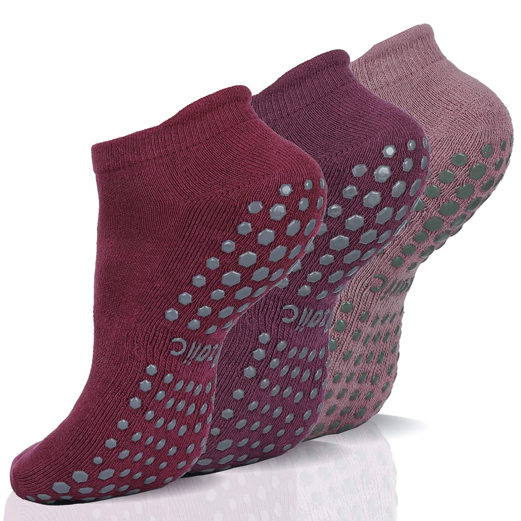 Ozaiic Yoga Socks for Women&Men with Grips, Anti Non Slip Slipper Socks for Ballet, Pilates