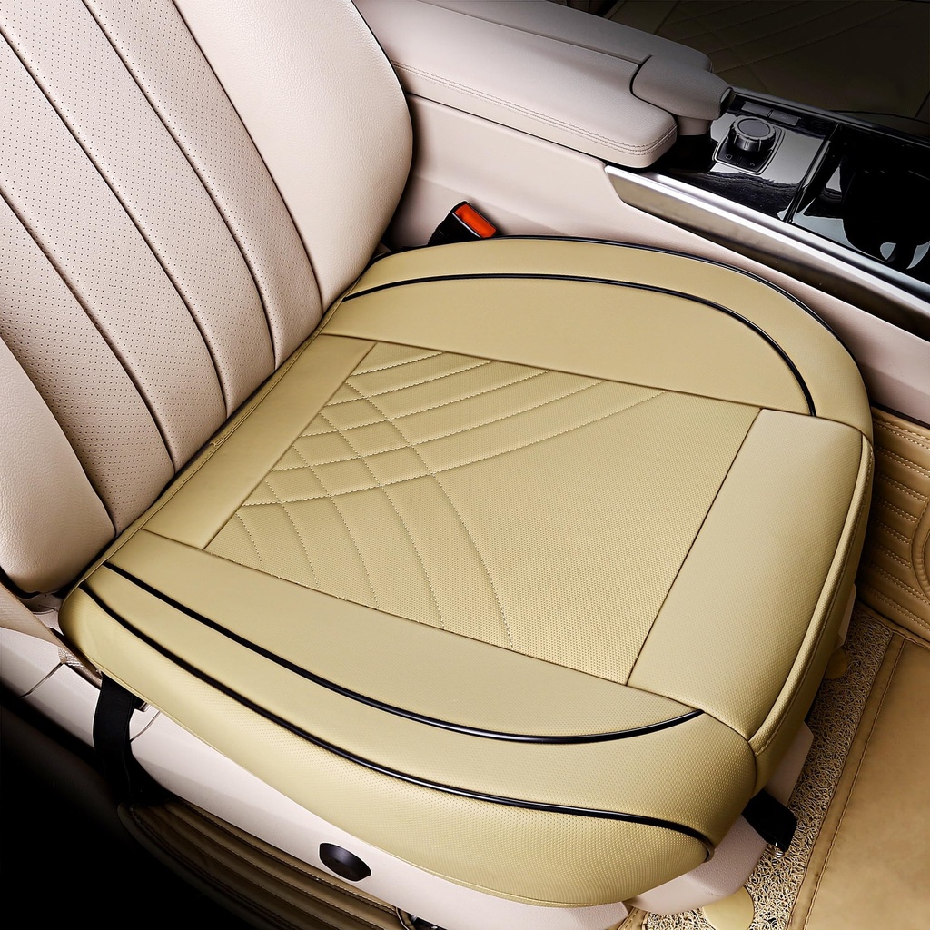 kingphenix Premium PU Car Seat Cover - Front Seat Protector Works with 95% of Vehicles - Pa