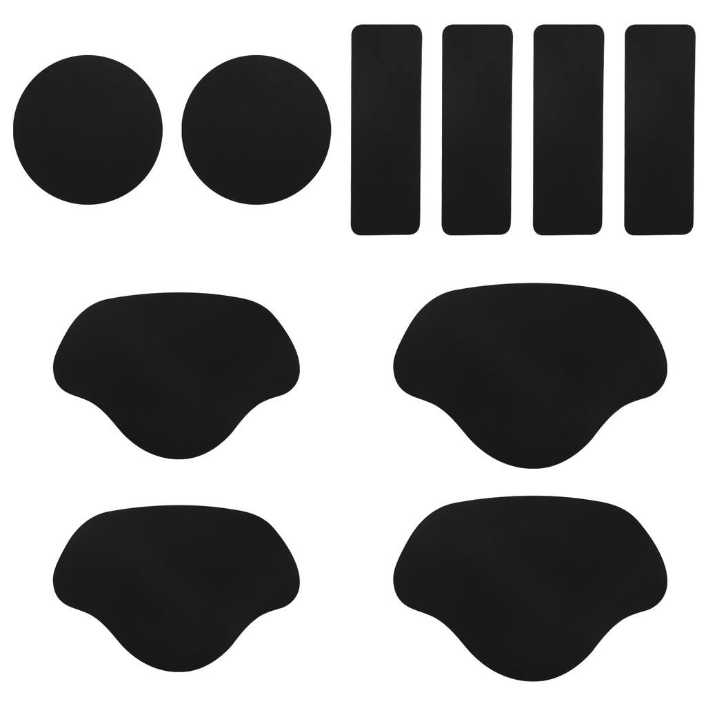10pcs Shoe Heel Repair, Self-Adhesive Shoe Hole Repair Patch for Back of Shoes Heel Fabric