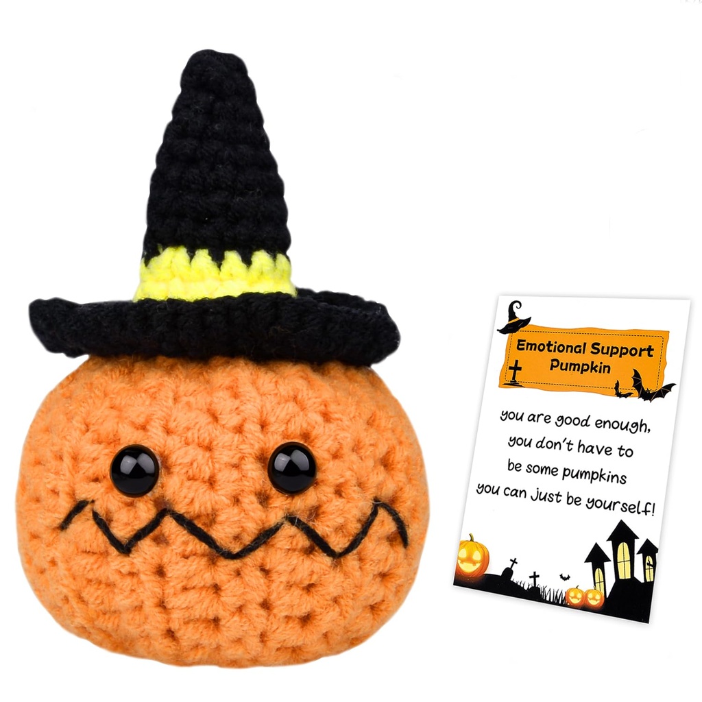 Vibbang Positive Pumpkin Gifts, Halloween Boo Basket Gifts for Her Women Men, Emotional Sup