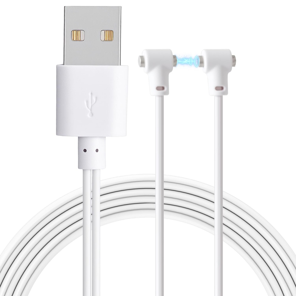 Aliwisdom Universal Magnetic Charger for Massagers, 80cm USB Replacement Charging Cable for