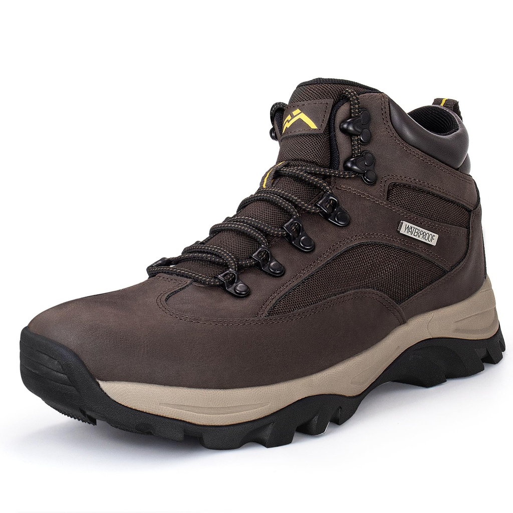 CC-Los Men's Waterproof Hiking Boots Backpacking Walk Boot Lightweight & All Day Comfort Wo