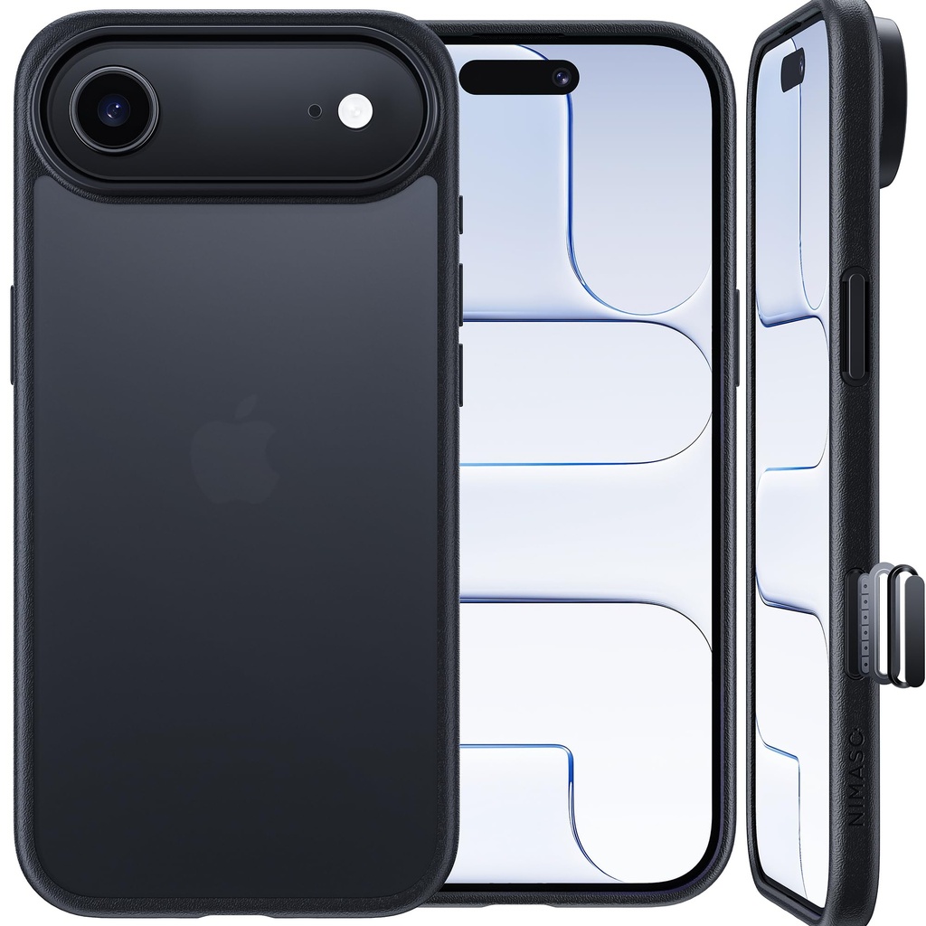 NIMASO for iPhone 17e/16e Case 6.1-Inch, Military Grade Shockproof Drop Protection, Translu