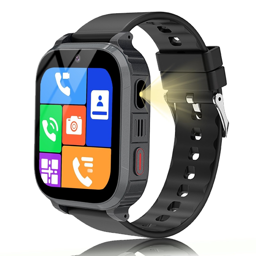 GPS Kids Smart Watch, 4G Phone Smart Watch for Kids with SOS/Call/WiFi GPS/Voice Vedio Chat