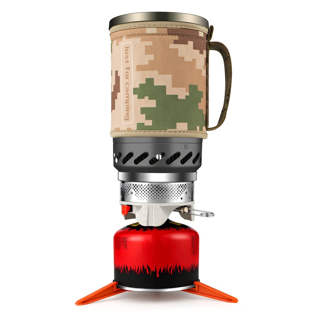 CAMPEAK Gen Camping Stove Cooking System | Portable Camping Backpacking Jet Burner | Fast 