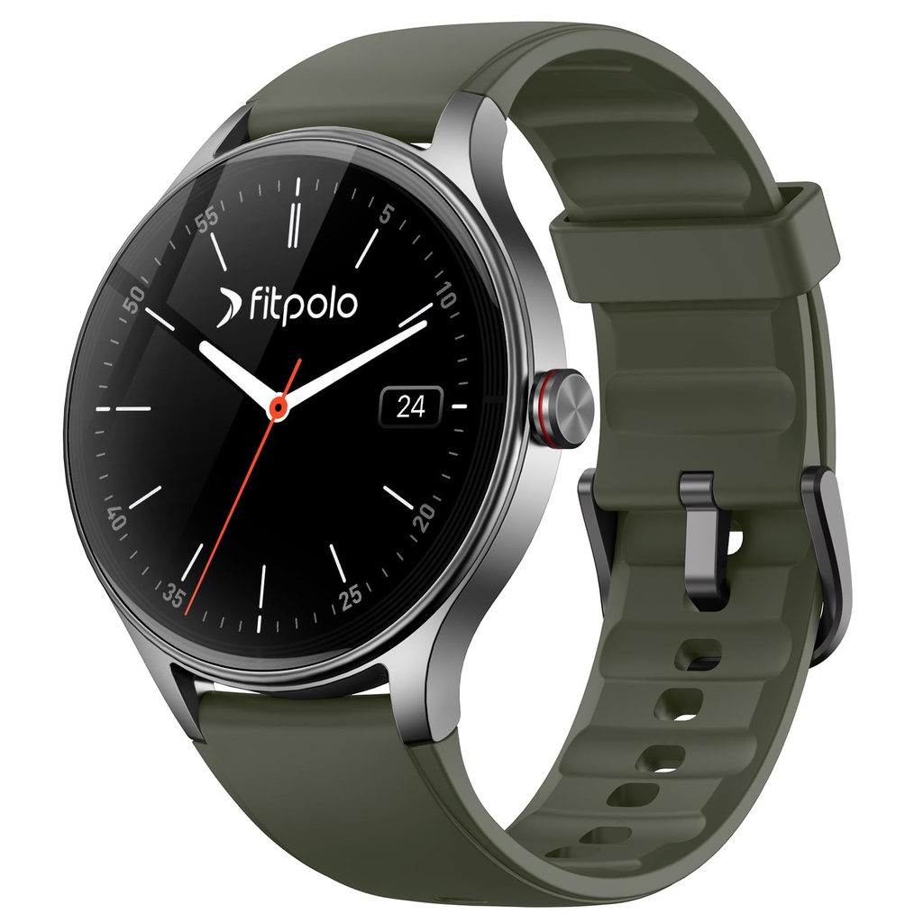 Smart Watch for Men, 40mm AMOLED Ultra-Clear Screen Mens Smart Watches with Heart Rate/Sleep