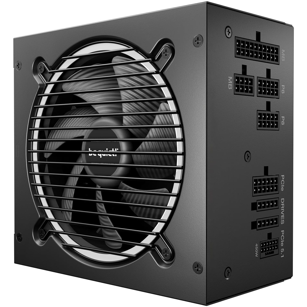 be quiet! Pure Power 13 M 650W Power Supply, 80 PLUS® Gold Certification, ATX 3.1 PSU