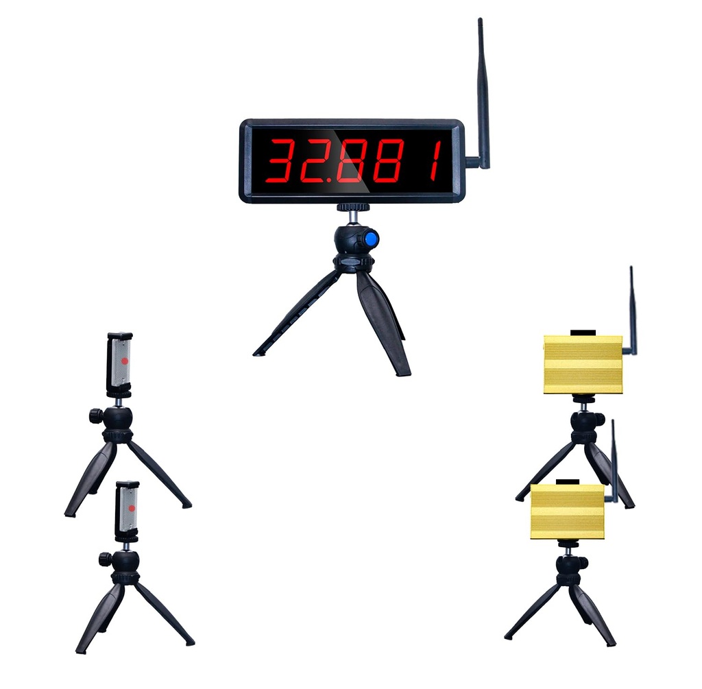Ousmile Wireless Laser Timer for Sprints, Laser Sprint Timer System for Track 40 60 Yard