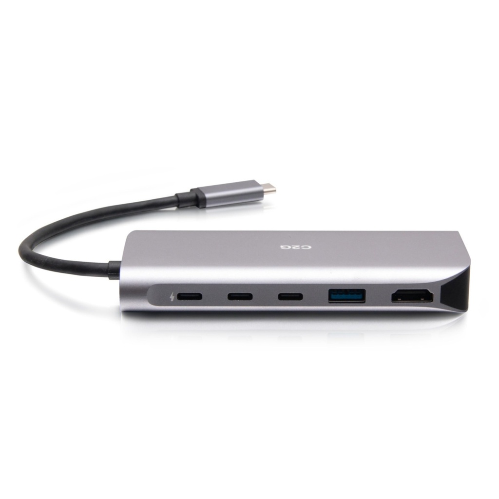 C2G USB-C?Â« 4.0 6-in-1 Mini Docking Station with HDMI?Â«, USB-A, Ethernet, and USB-C?Â« 85W