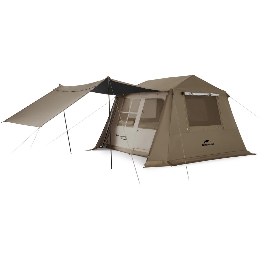 Naturehike Village Camping Tent, Spacious 2 Man 4 Man Pop Up Tent, Waterproof, Easy Set Up