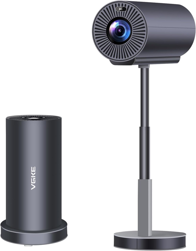 VGKE Mini Projector Portable 4K Support, Autofocus/Keystone Correction 15000 Lumens Project