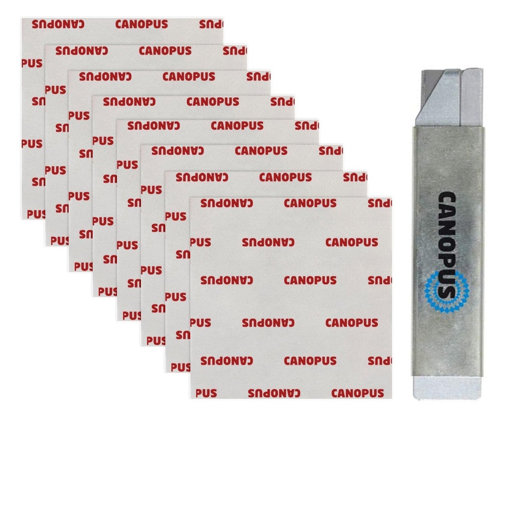CANOPUS Double Sided Sticky Pads Heavy Duty, 8 PCs (76 mm x 76 mm), Waterproof Extra Strong