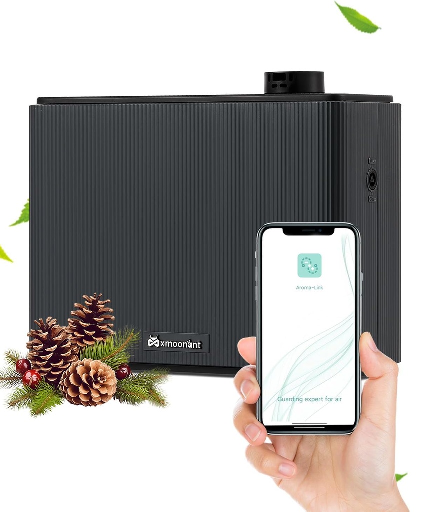 Mxmoonant Smart Scent Air Machine, 4000mÃ‚Â³ Covering, 1000ml Oil Bottle, Wall Mounted