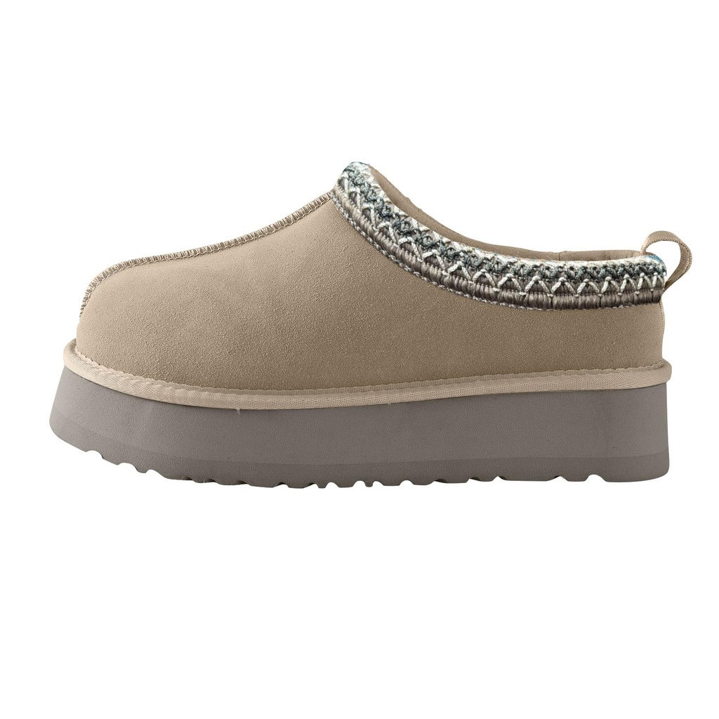 SOOUICKER Women's Slippers Platform Mini Boots for Women Wide Fit Fluffy Fur Lined Winter