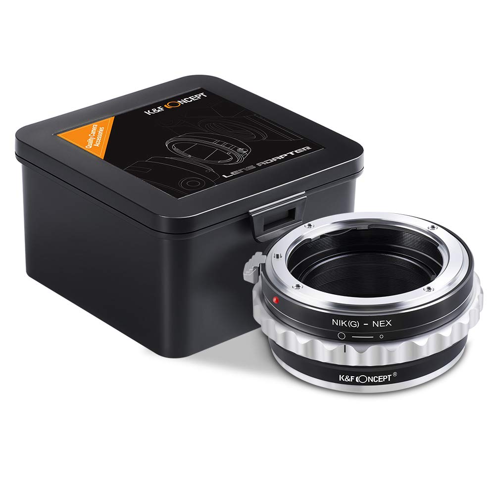 K&F CONCEPT Lens Mount Adapter Compatible with Nikon G AF-S F AIS AI Nikkor F Mount G-Type