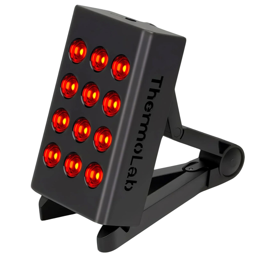 ThermoLab Aura mini Red Light Therapy Lamp  Portable Rechargeable LED Panel