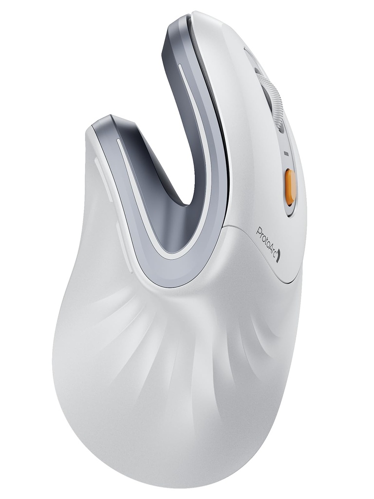 ProtoArc EM11 NL Ergonomic Mouse, Wireless Vertical Mouse Rechargeable Optical Mice