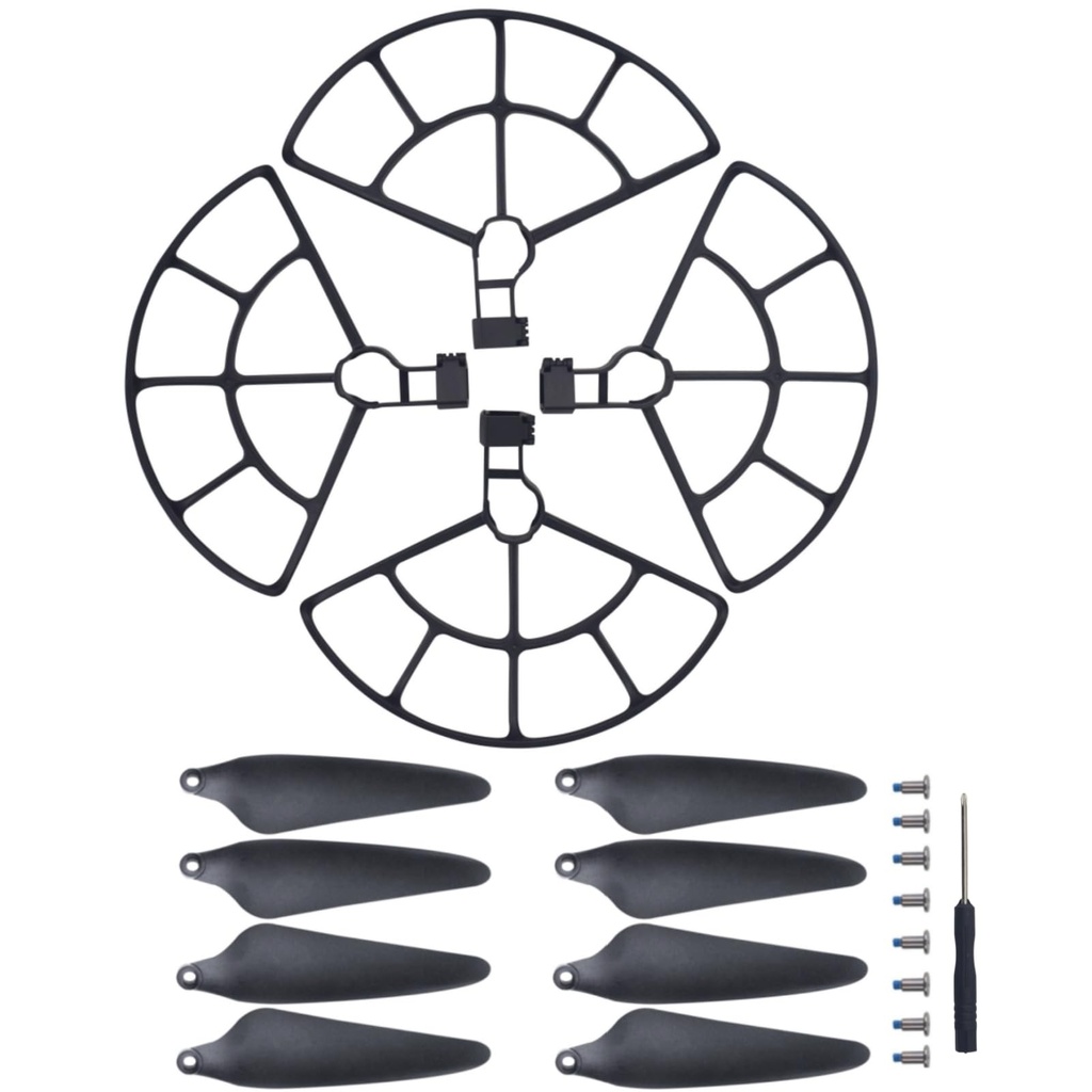 ZYGY Quick Release Protective Ring + Propeller for HS360S Drone Blade Protector RC Quadcopter