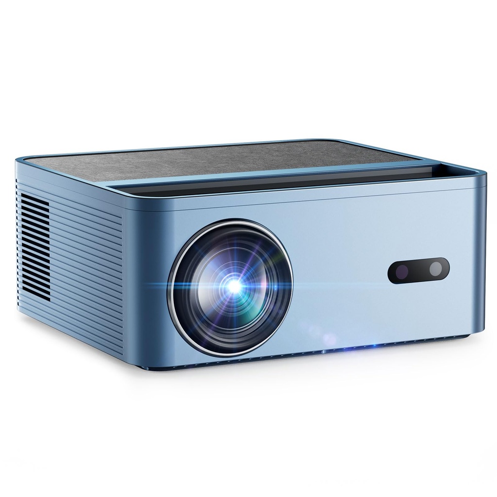 [Buit-in Apps & Auto Keystone & Auto Focus] Smart Projector 20000 Lumen Native 1080P Full 