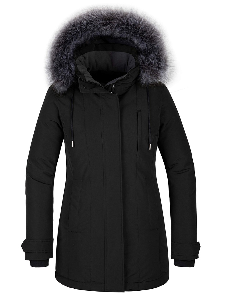 CHINMOON Women's Warm Puffer Jacket Waterproof Winter Coat Windproof Down Jacket with Hood