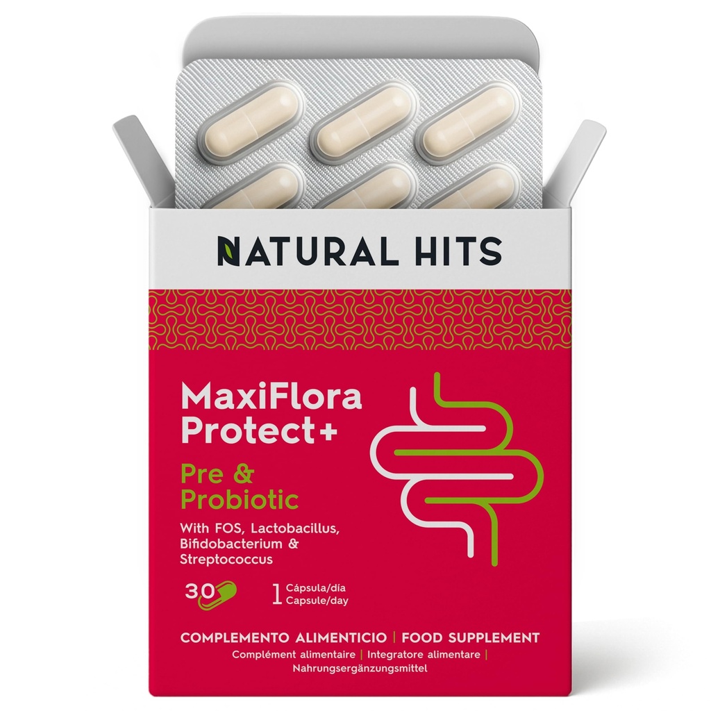 NATURAL HITS - Prebiotics and Probiotics for Gut Health - Supplements for Men and Women - 3