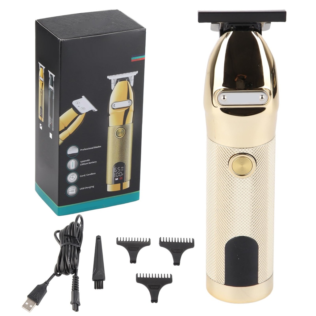 Hair Clipper Men, Cordless Rechargeable Beard Trimmer for Men, Professional Hair Cutting