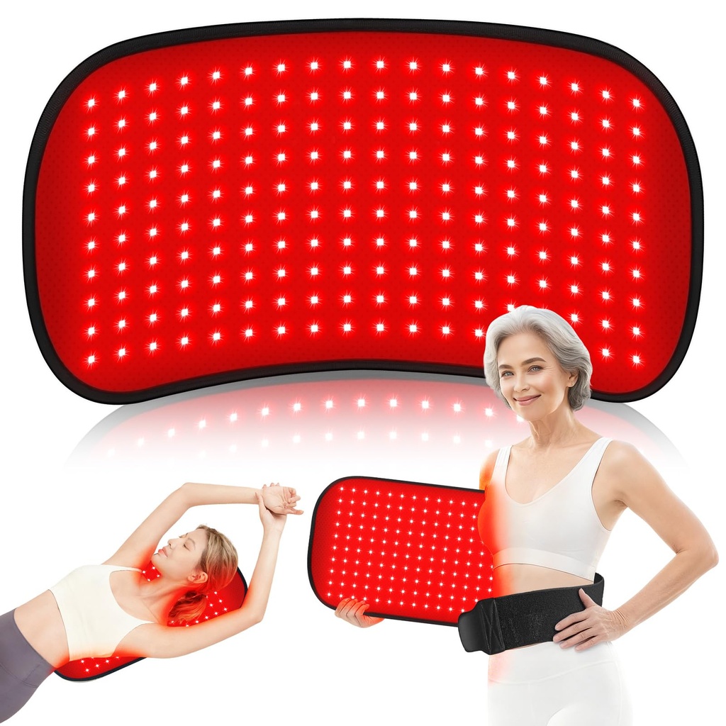 Red-Light-Therapy-for-Body,2026 Upgraded-4 Modes 5 Stage Power Medical-Grade TPU Mat