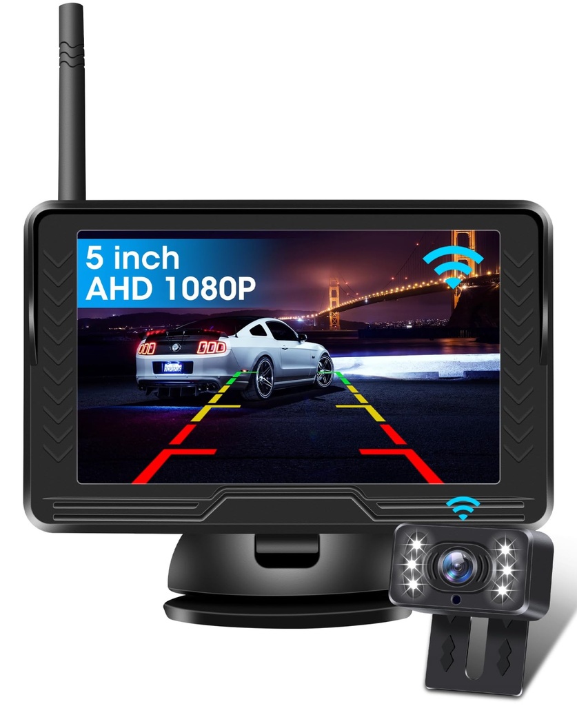 Jansite] Stable Signal Wireless Reverse Camera AHD 1080P Reversing Camera