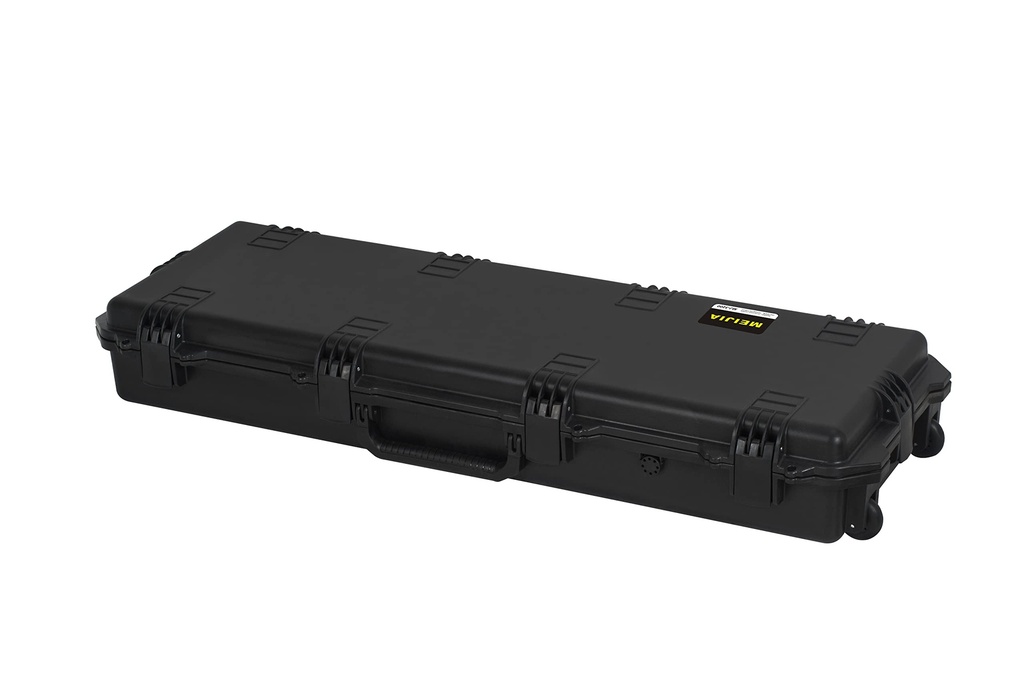 MEIJIA Premium Rolling Waterproof All Weather Hard Rifle Case with Wheels,Hard Gun Case